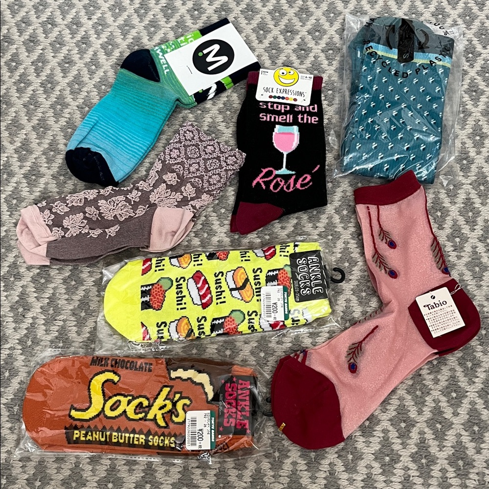 Crazy Print Socks Brand New Bundle